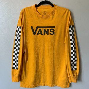 √ Vans Taxi Gold Checkered Long Sleeve (RARE)